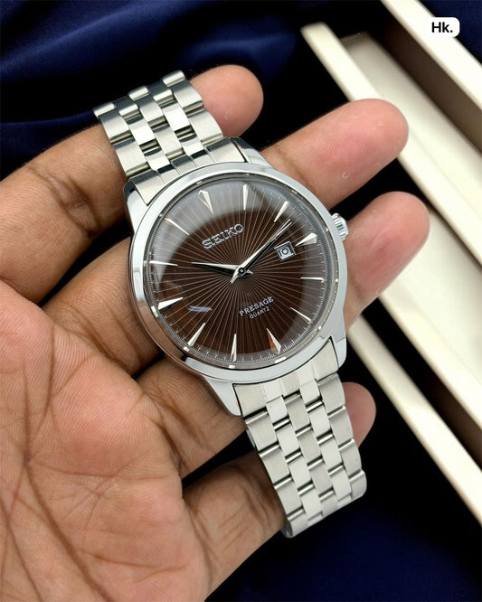 Seiko Presage Quartz Date Watch