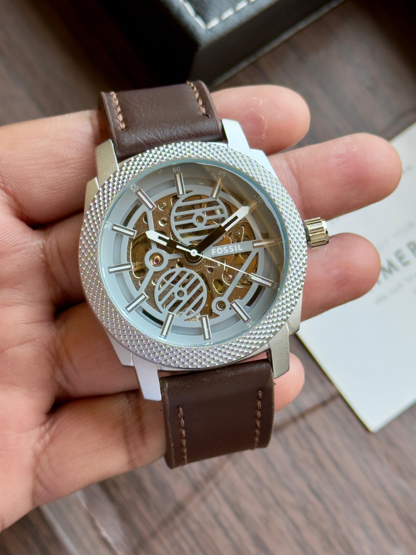 Fossil Machine Automatic ME3254 Skeleton Watch
