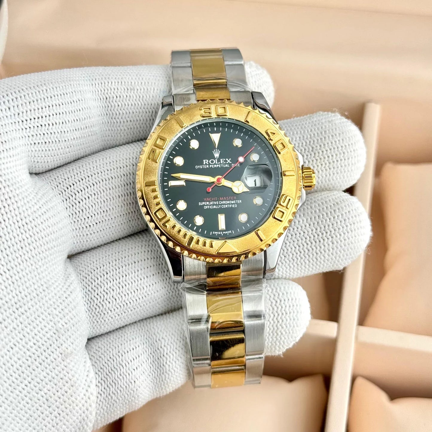 Rolex Yacht-Master Date Gold Oyster