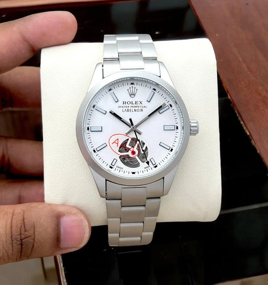 Rolex Label Noir Open Heart Automatic Watch