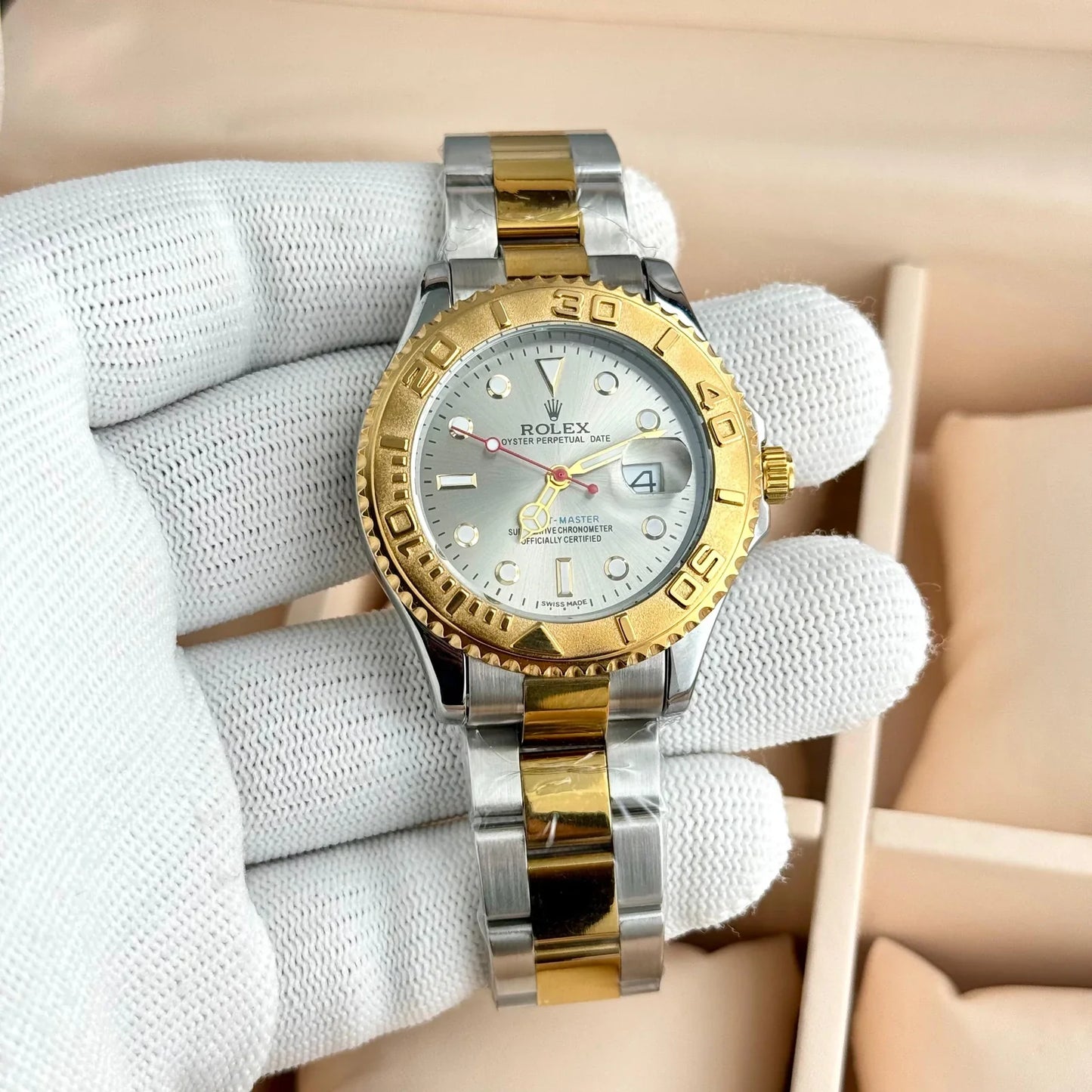 Rolex Yacht-Master Date Gold Oyster
