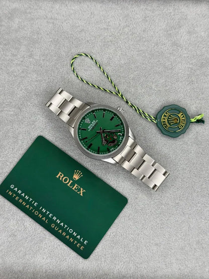 Rolex Label Noir Open Heart Automatic Watch