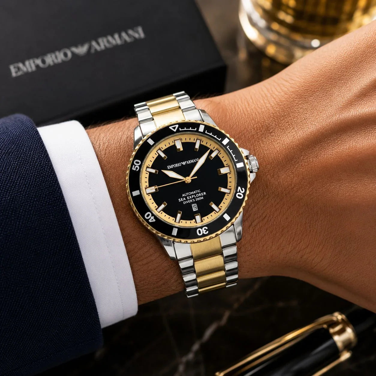 Emporio Armani Sea Explorer Automatic Watch