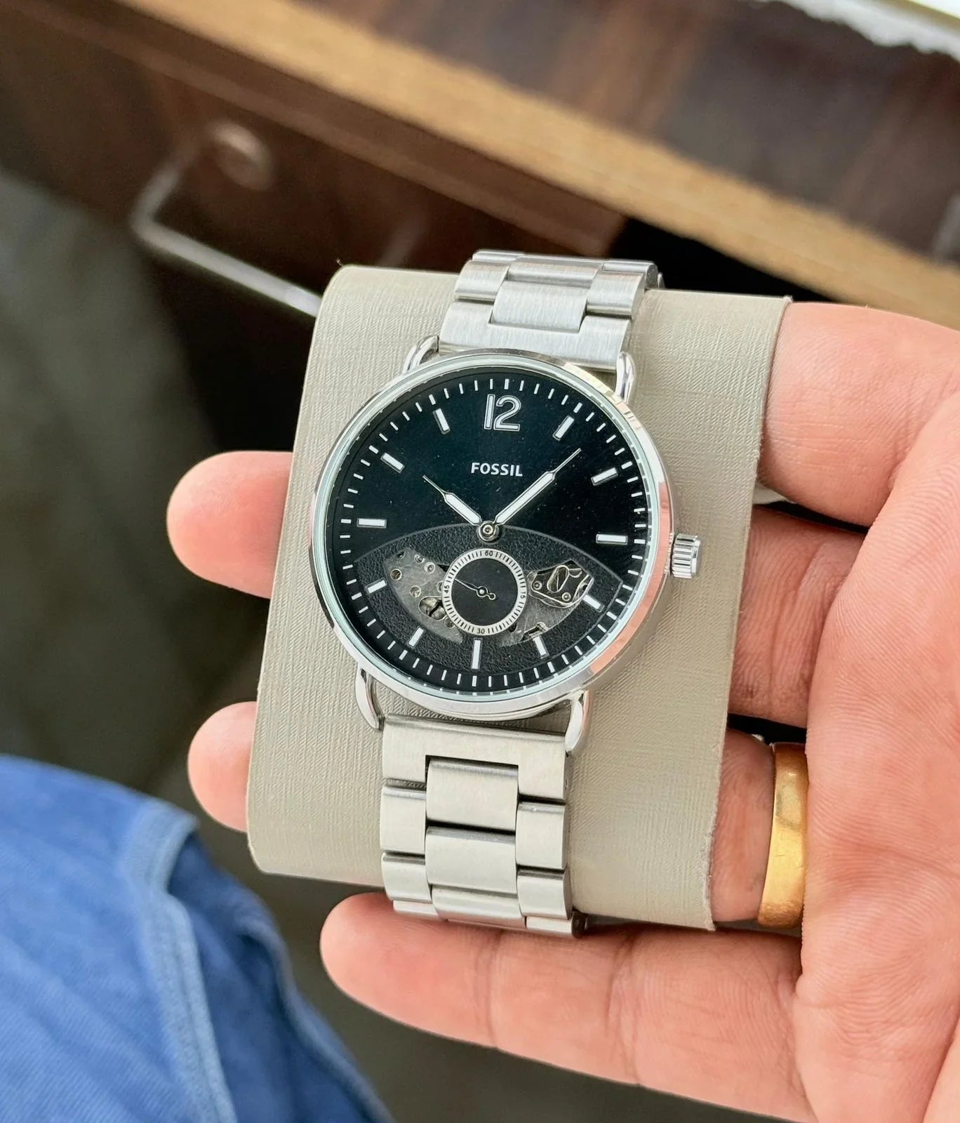 Fossil Commuter Automatic Skeleton Watch