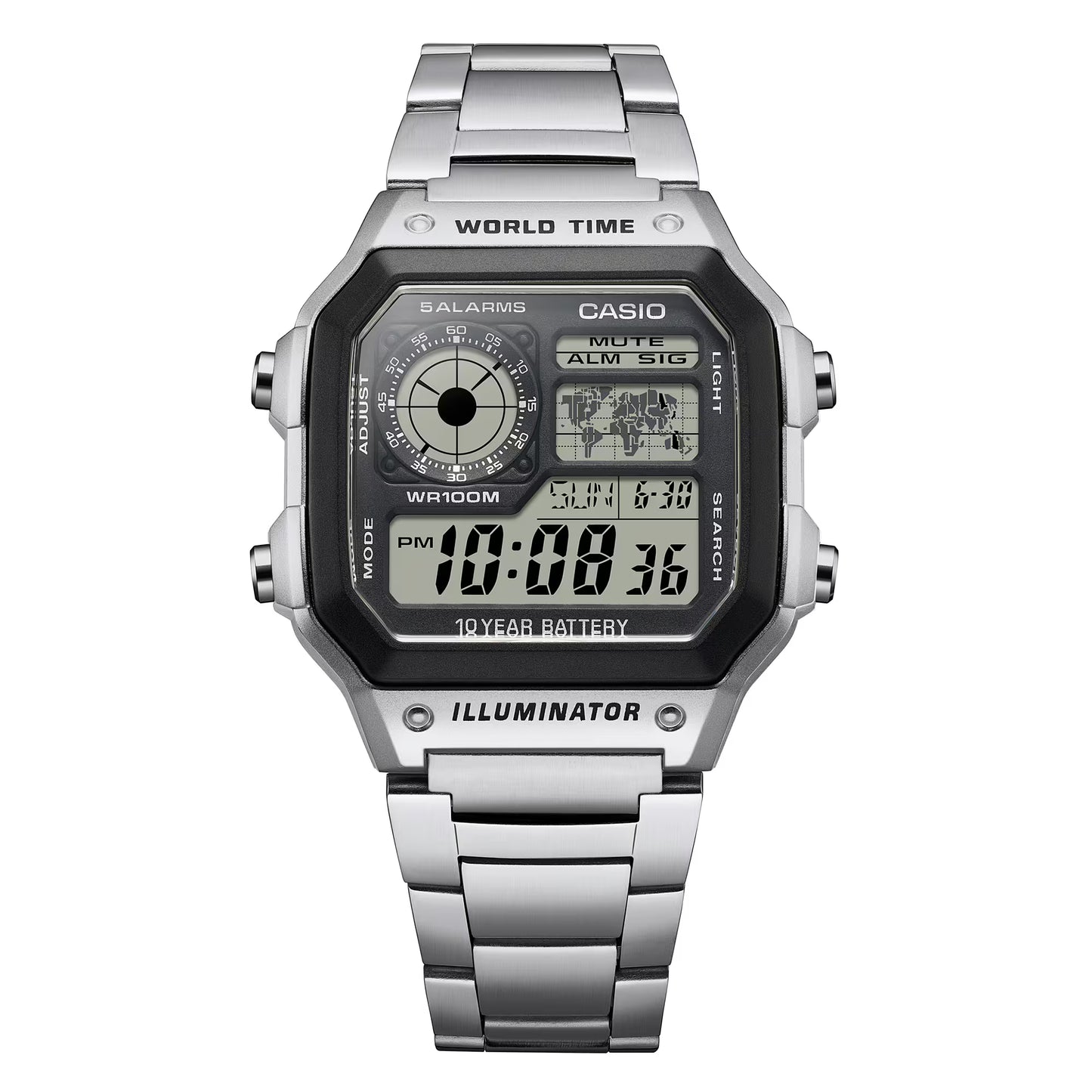 Casio AE1200 World Time Digital Watch