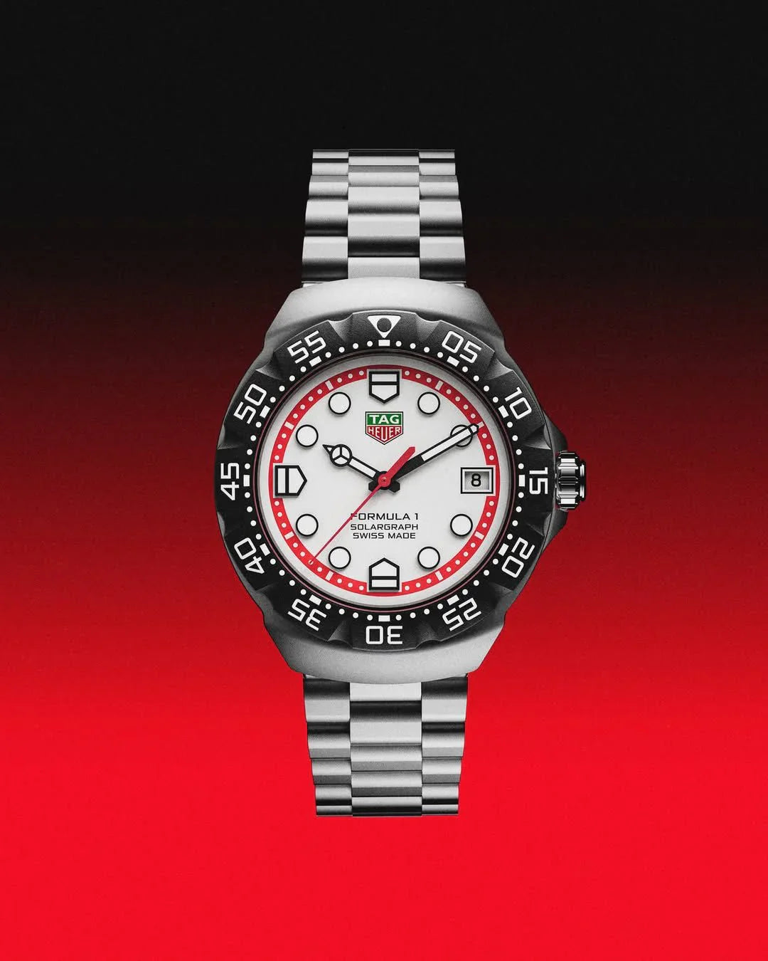 TAG Heuer Formula 1 Solargraph Stainless Steel Premium Watch