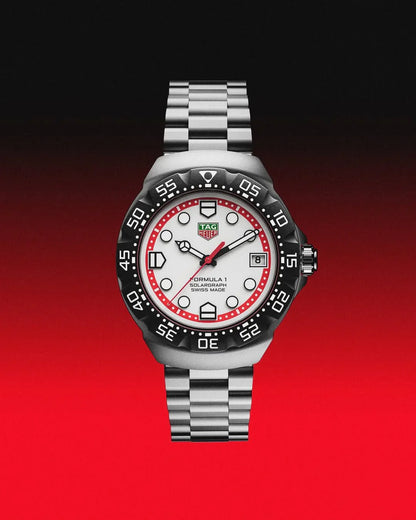 TAG Heuer Formula 1 Solargraph Stainless Steel Premium Watch