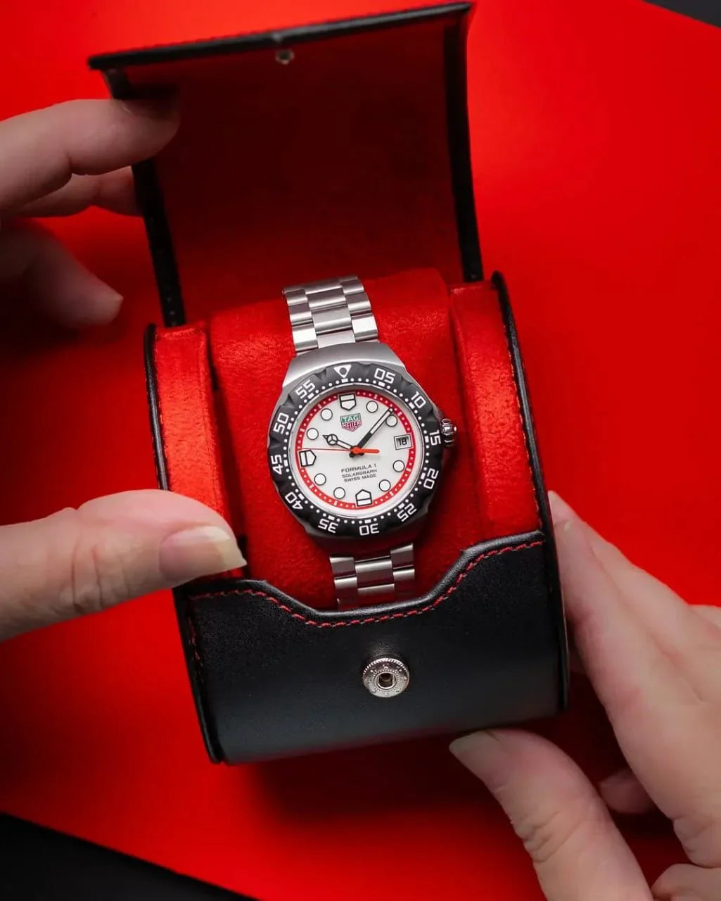 TAG Heuer Formula 1 Solargraph Stainless Steel Premium Watch