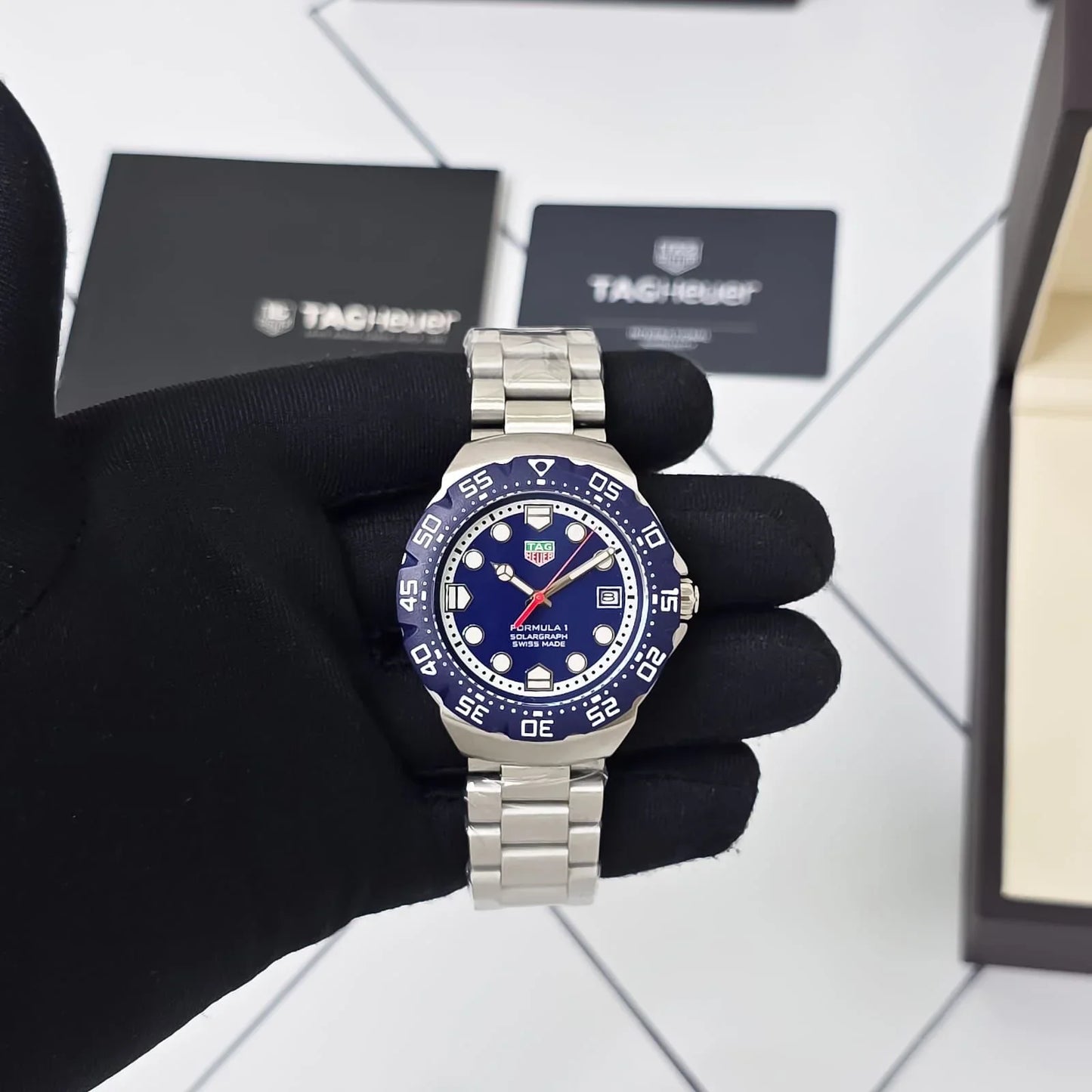 TAG Heuer Formula 1 Solargraph Stainless Steel Premium Watch