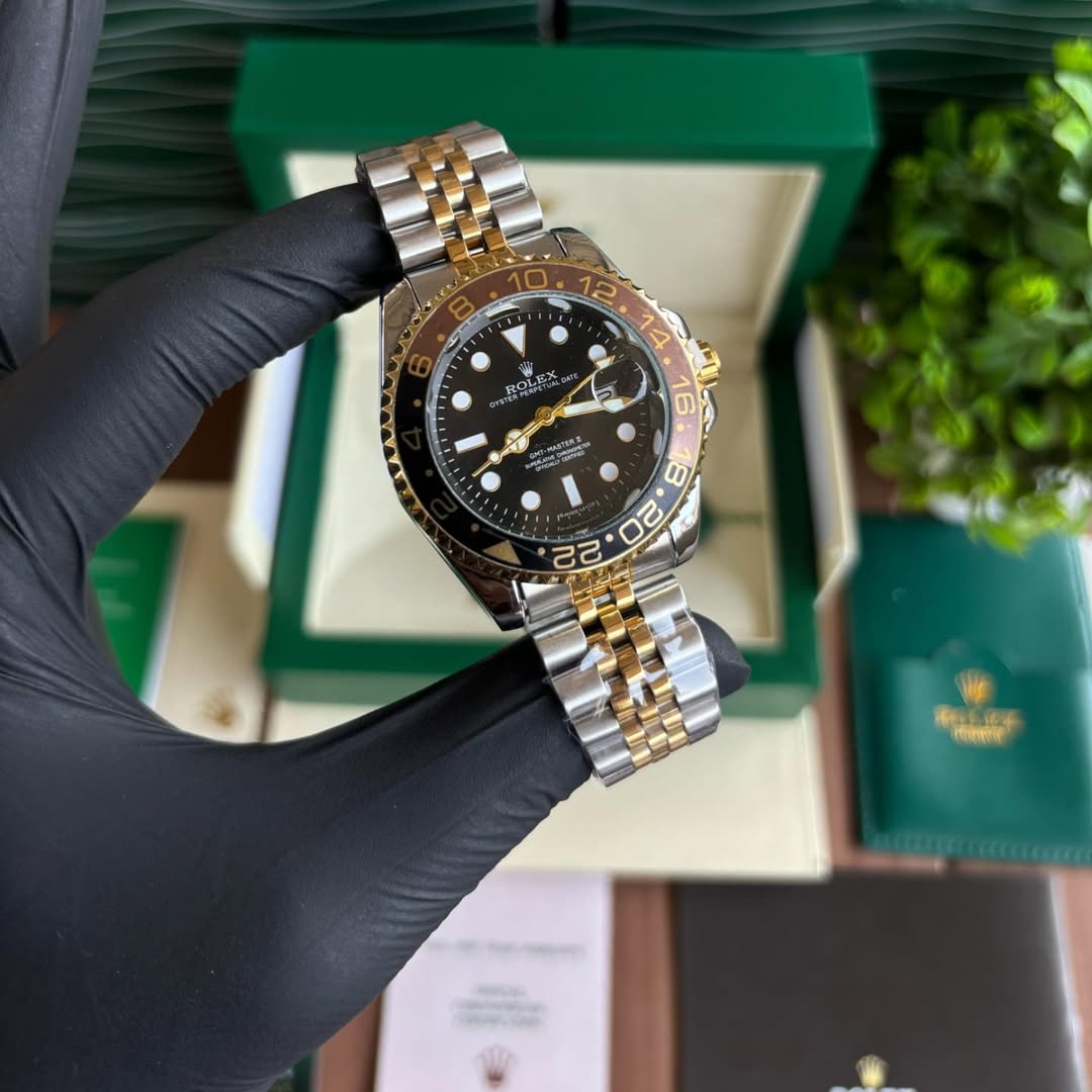 Rolex GMT Luxury Watch for Men | With OG Box | 1 Year Machine Warranty