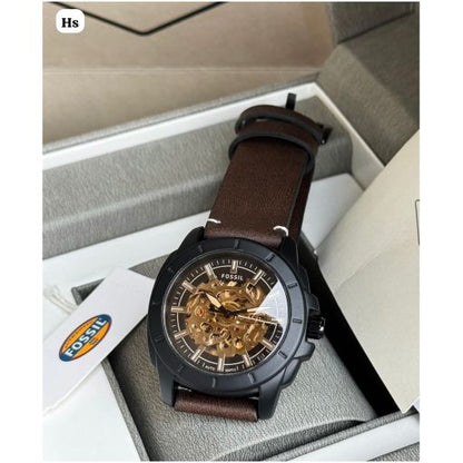Fossil Privateer Automatic Black Dial Watch