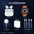 Finetyme 5-in-1 (Pods + Smartwatch + Magpad + Adaptor + Cable)