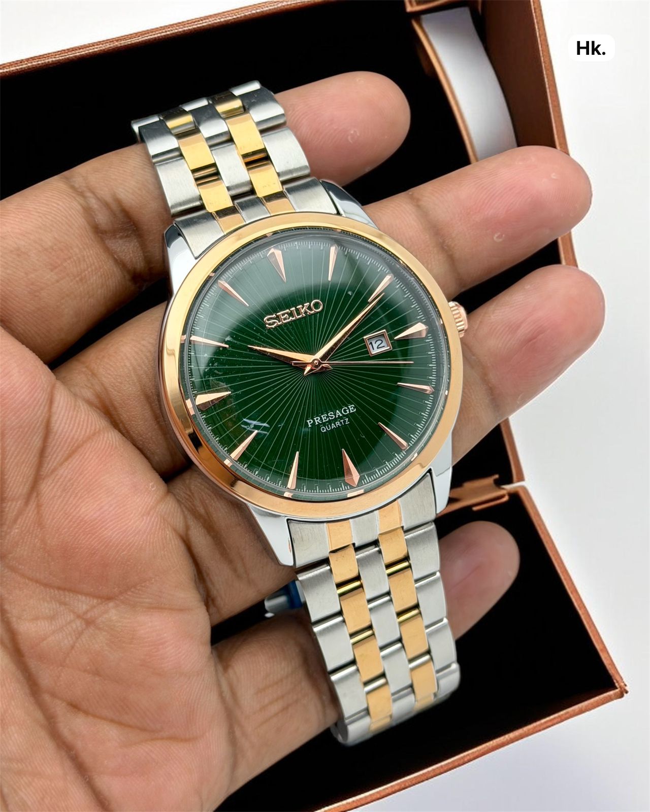 Seiko Presage Quartz Date Watch