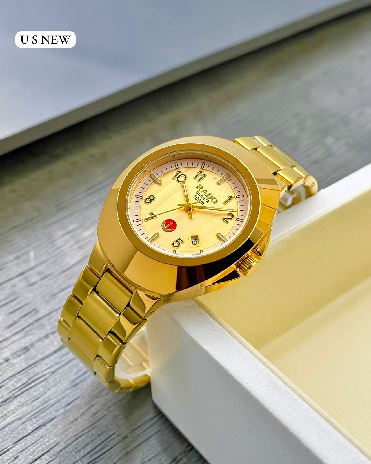 Rado Super Slim Quartz Date Watch