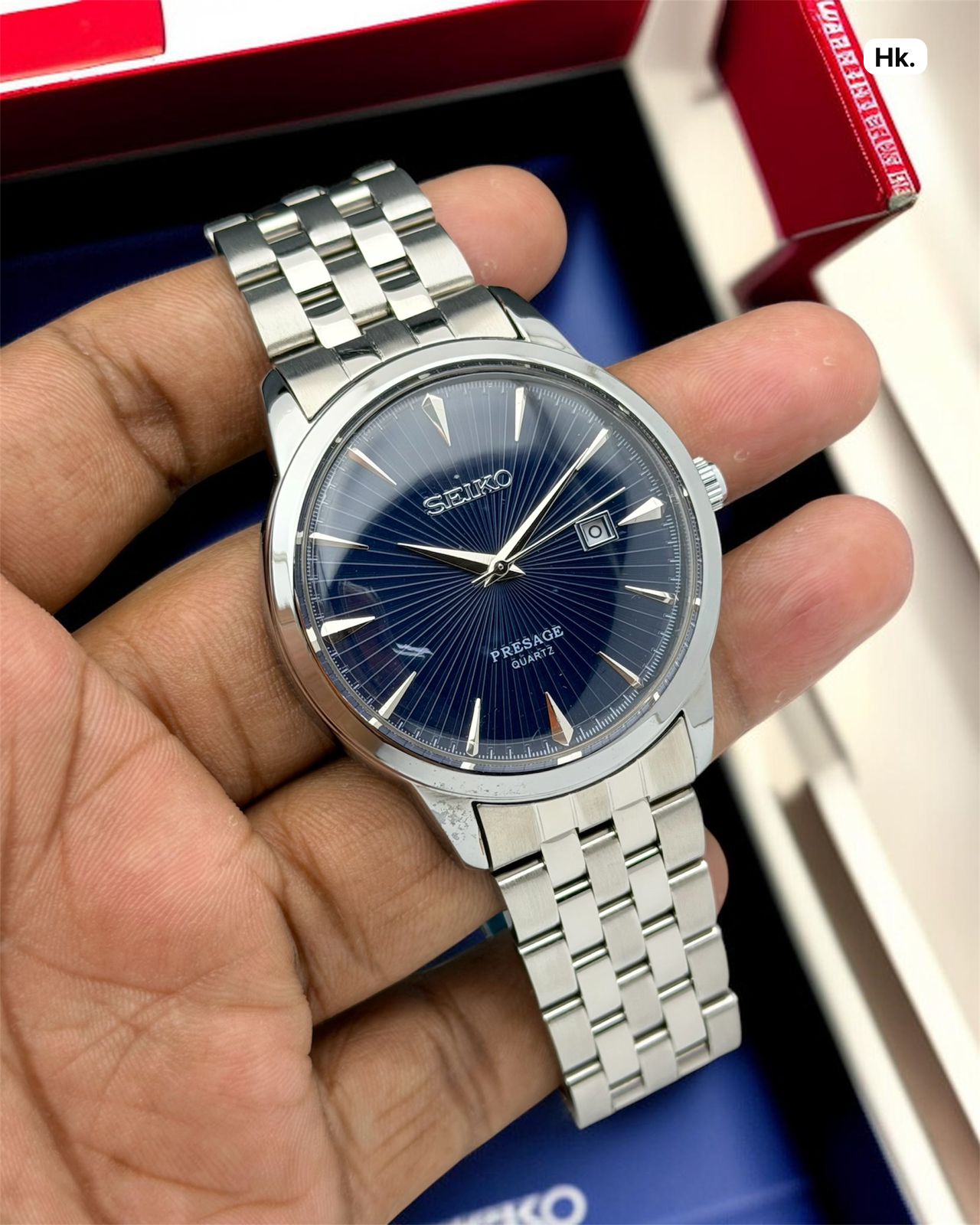 Seiko Presage Quartz Date Watch