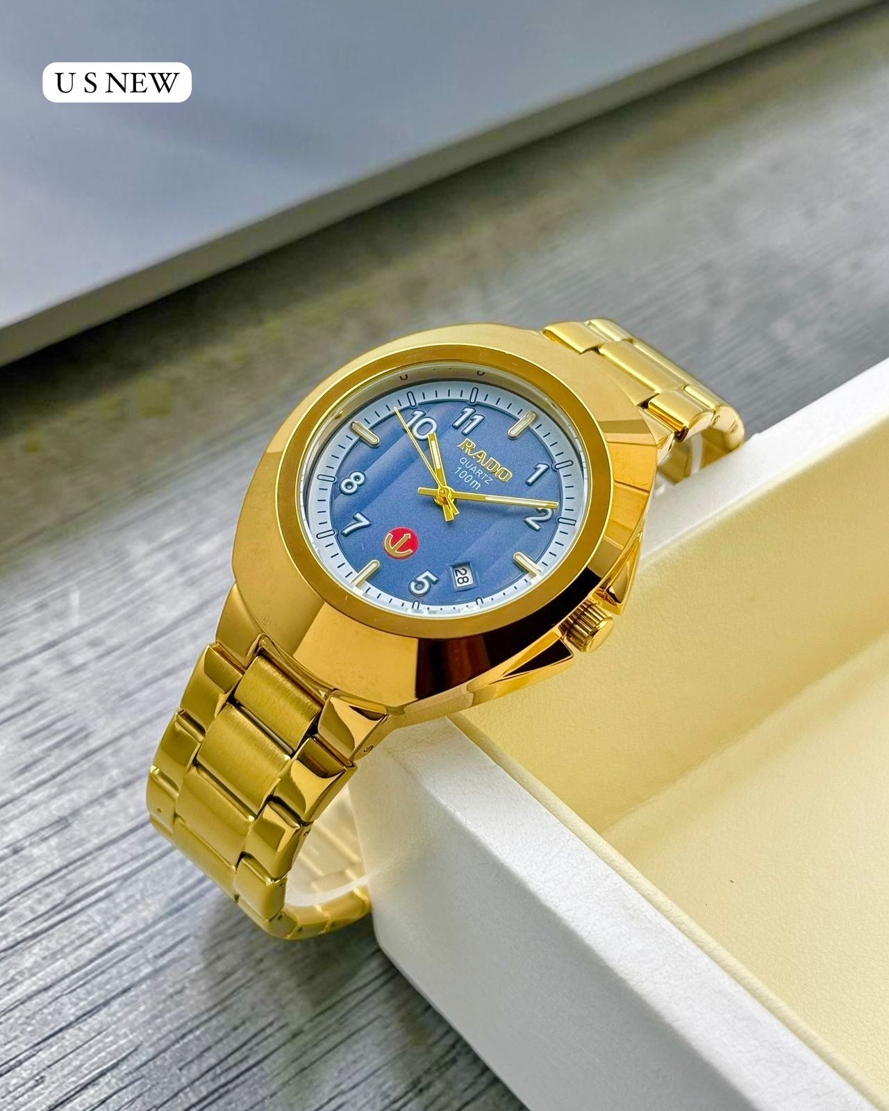 Rado Super Slim Quartz Date Watch