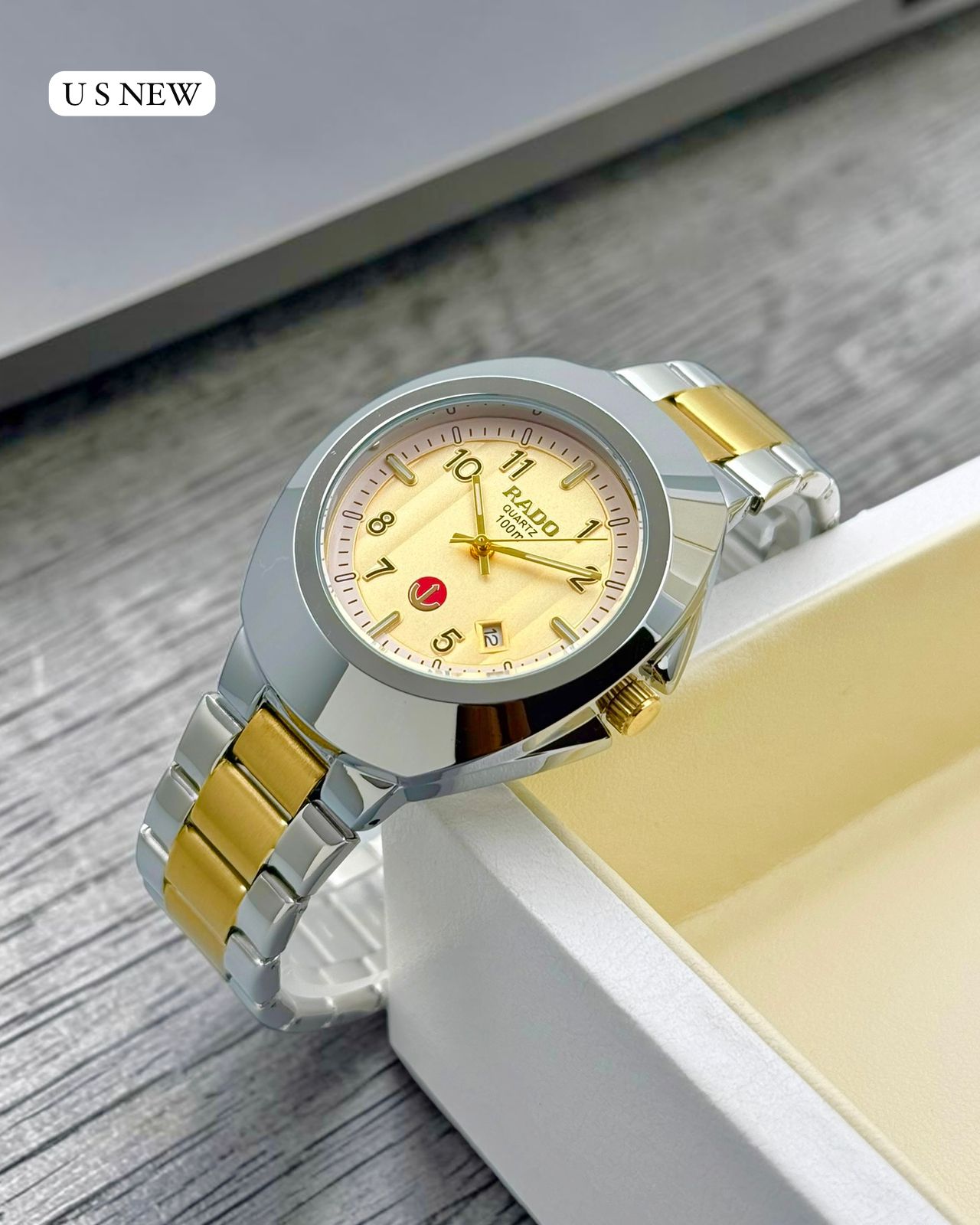 Rado Super Slim Quartz Date Watch
