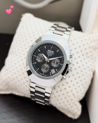 Rado Chronograph Quartz Black Dial Watch