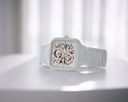 Rado True Square Automatic Open Heart Ceramic Watch