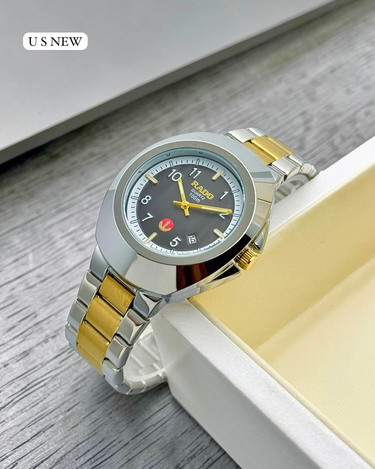 Rado Super Slim Quartz Date Watch