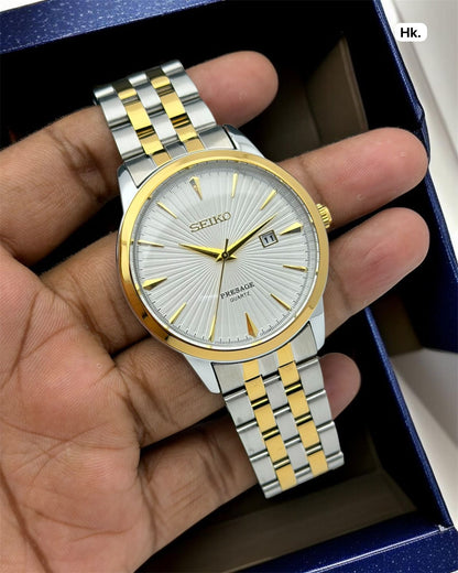 Seiko Presage Quartz Date Watch