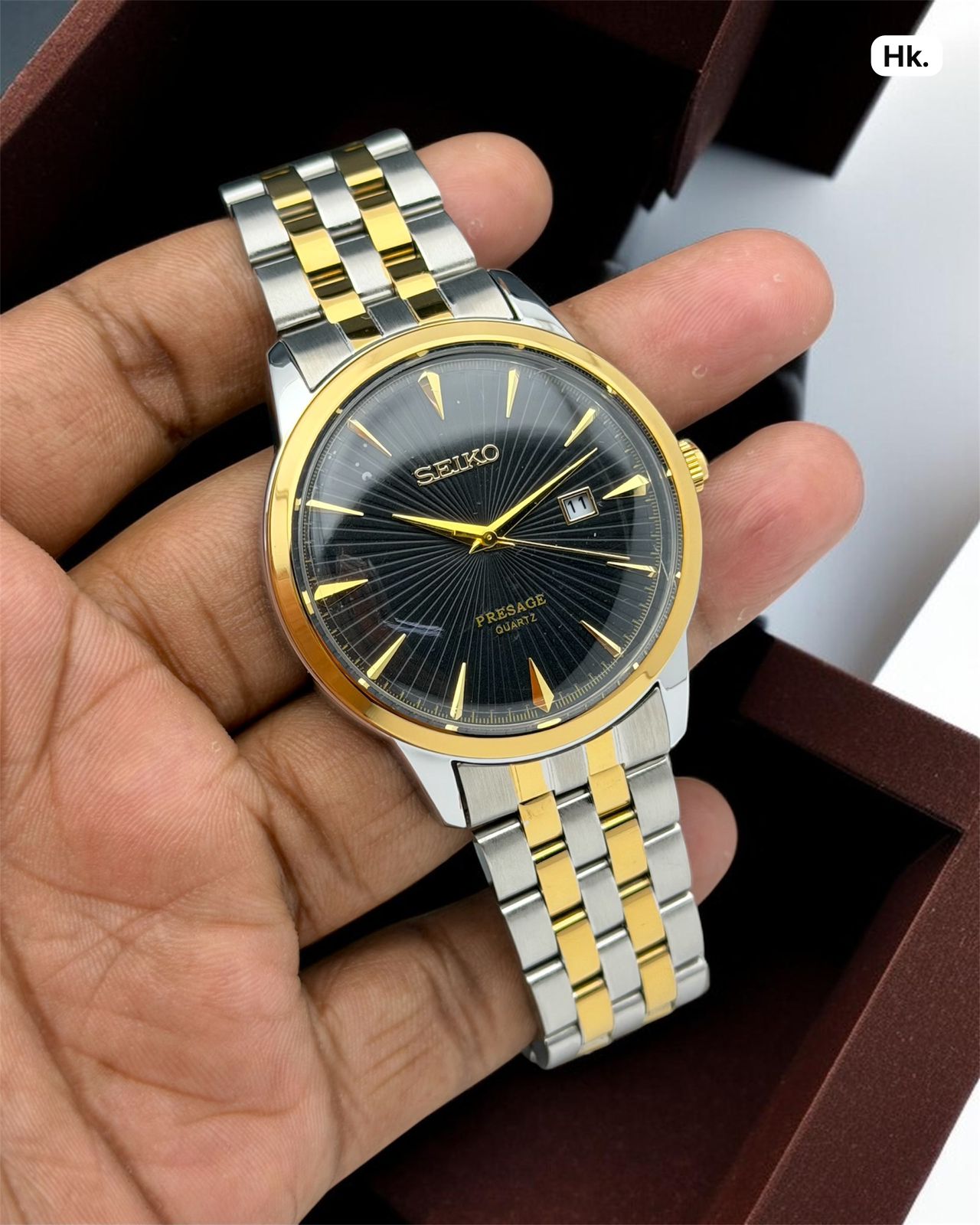 Seiko Presage Quartz Date Watch
