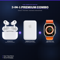 Finetyme 3-in-1 Combo (Pods + Batterypack + Smartwatch)